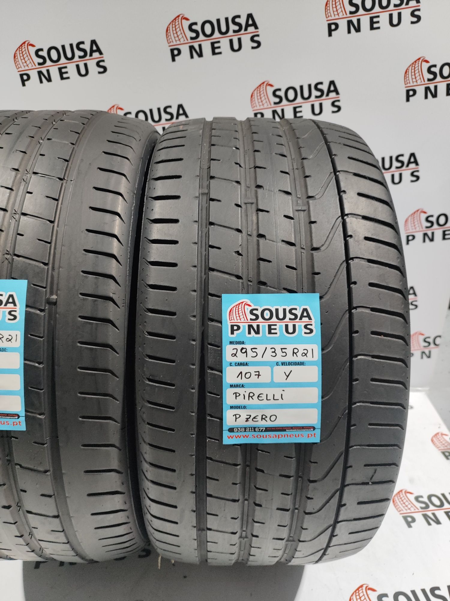 2 pneus semi novos 295-35R21  107y Pirelli - Oferta dos Portes