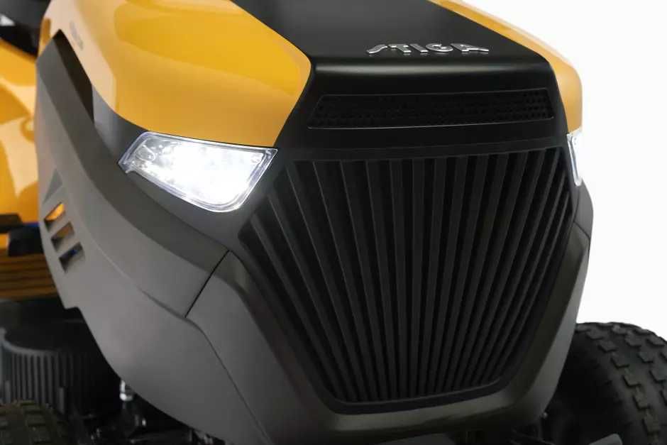 STIGA Cichy Traktor Ogrodowy Estate 384e | Akumulatorowy | 84cm | 3w1