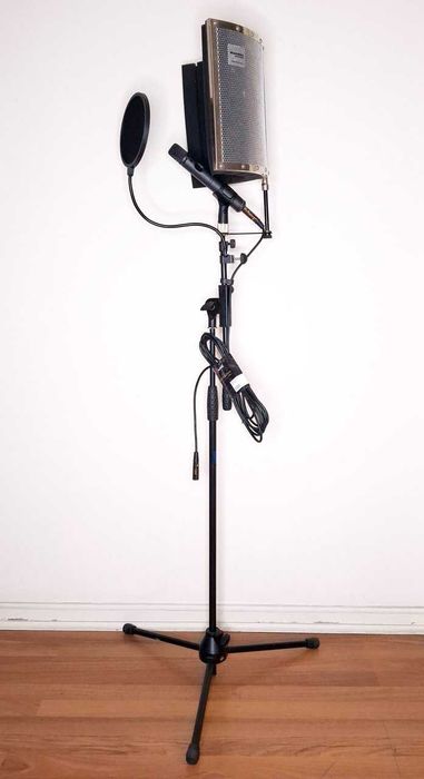 Microfone RODE P48 e Sistema Profissional Marantz de captação Estúdio