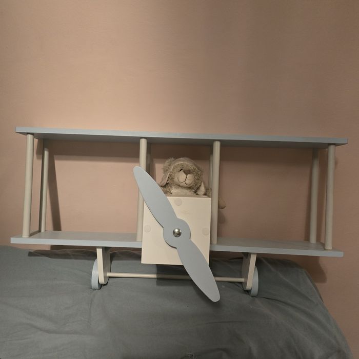 Samolot - półka do pokoju dziecięcego