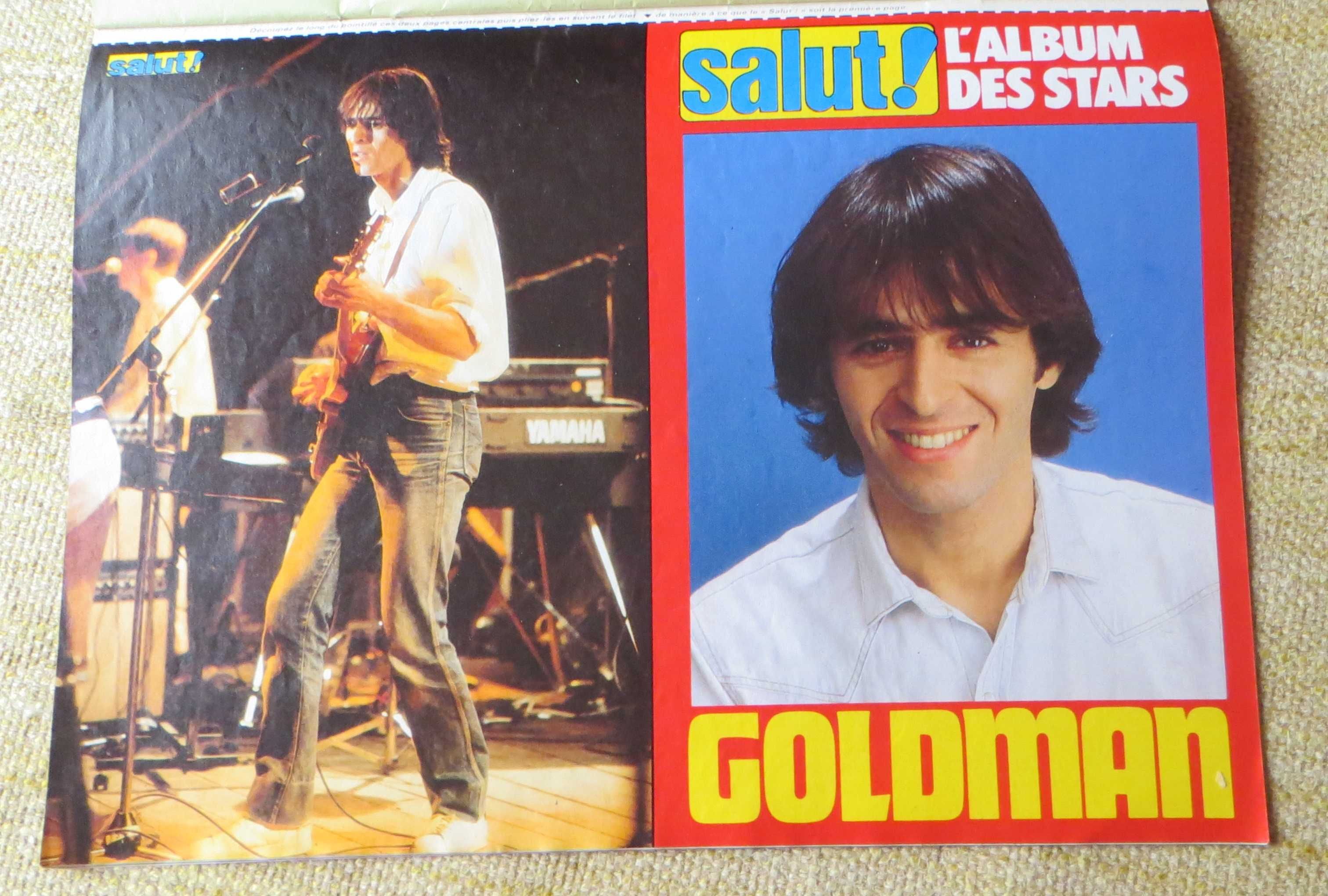 Música Anos 80 Salut Marc Lavoine Goldman 1985 Poster Julien e Birgine