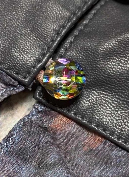 Koszula jedwabna jpg we wzory Vintage y2k 90s kolorowa luxury premium