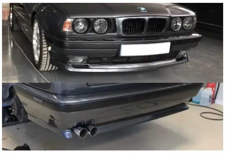 BMW 5 E34 обвес М тех накладка на бампер юбка губа БМВ мтех  е комплет