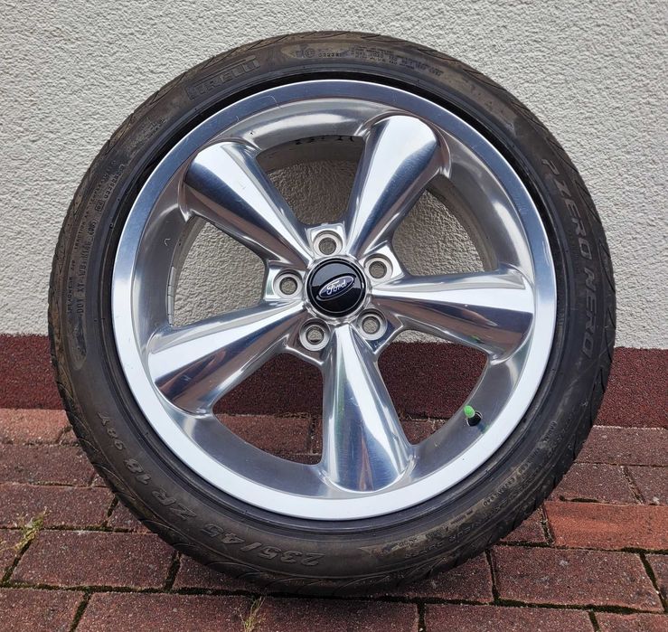 4x Felgi aluminiowe Ford 18” 5x114.3 – Oryginalne, polerowane