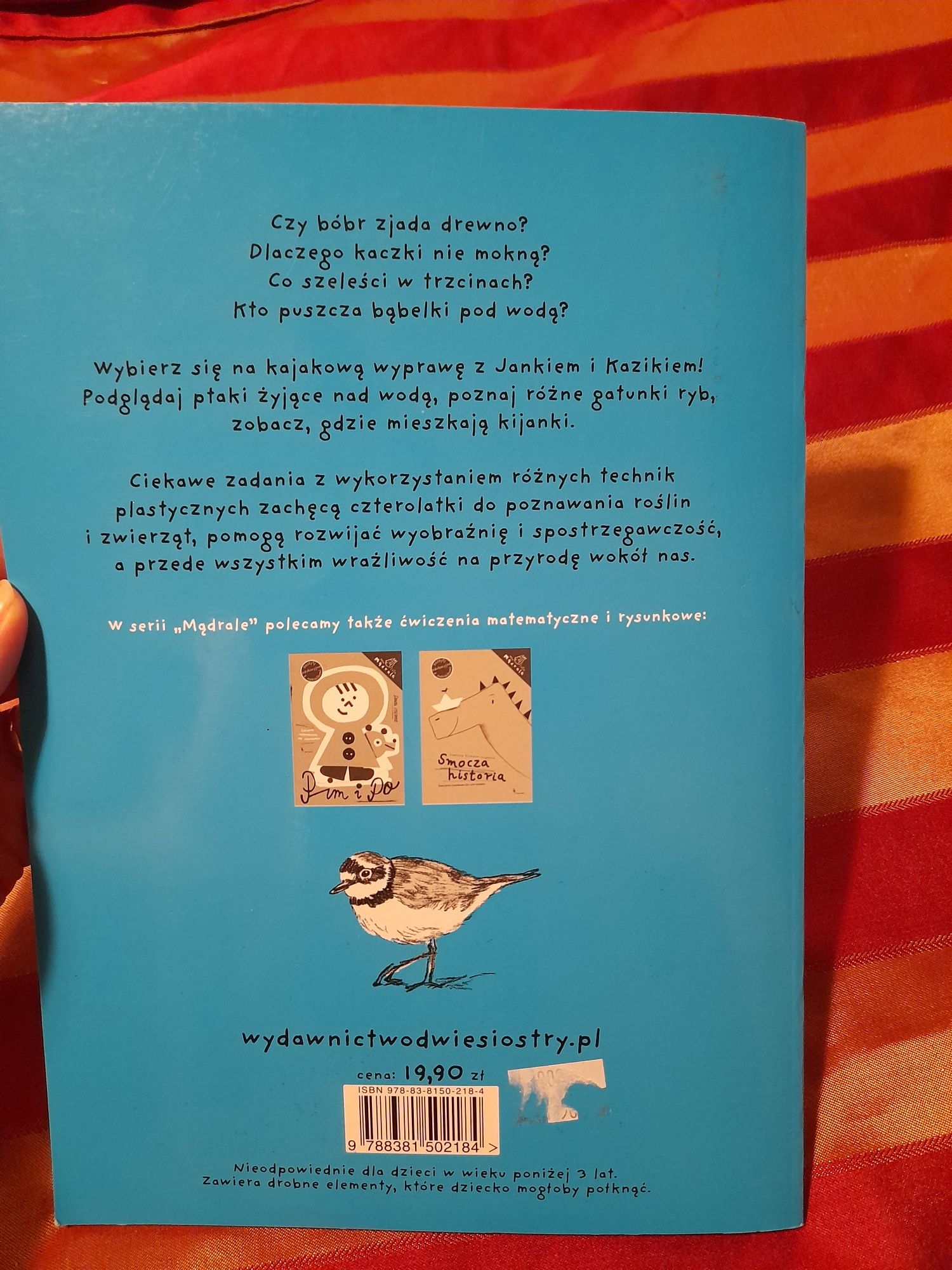 Książka edukacyjna dla 4-latków Kajak