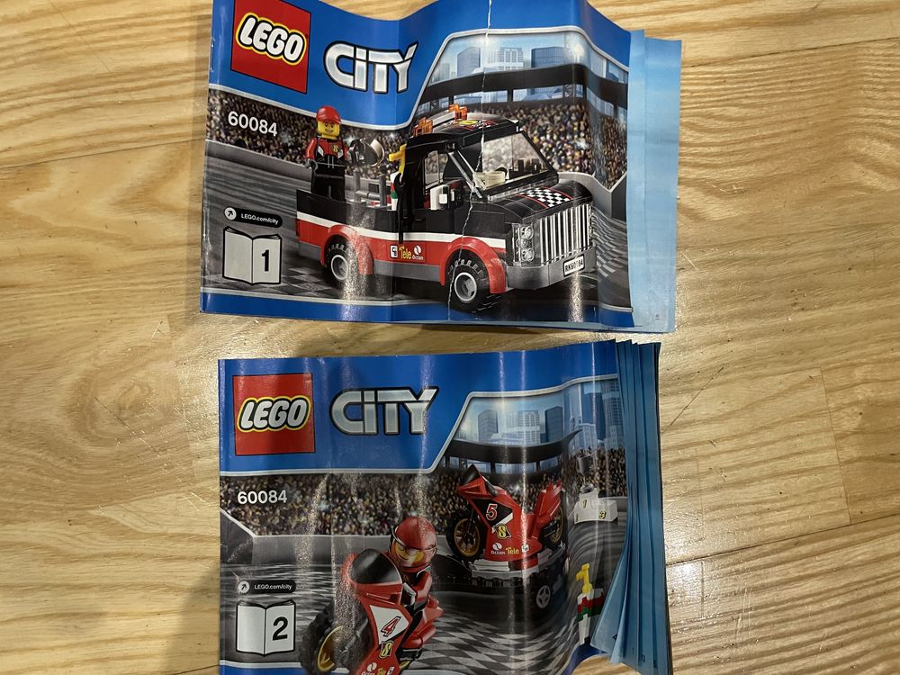 Lego city transporter motocykli 60084