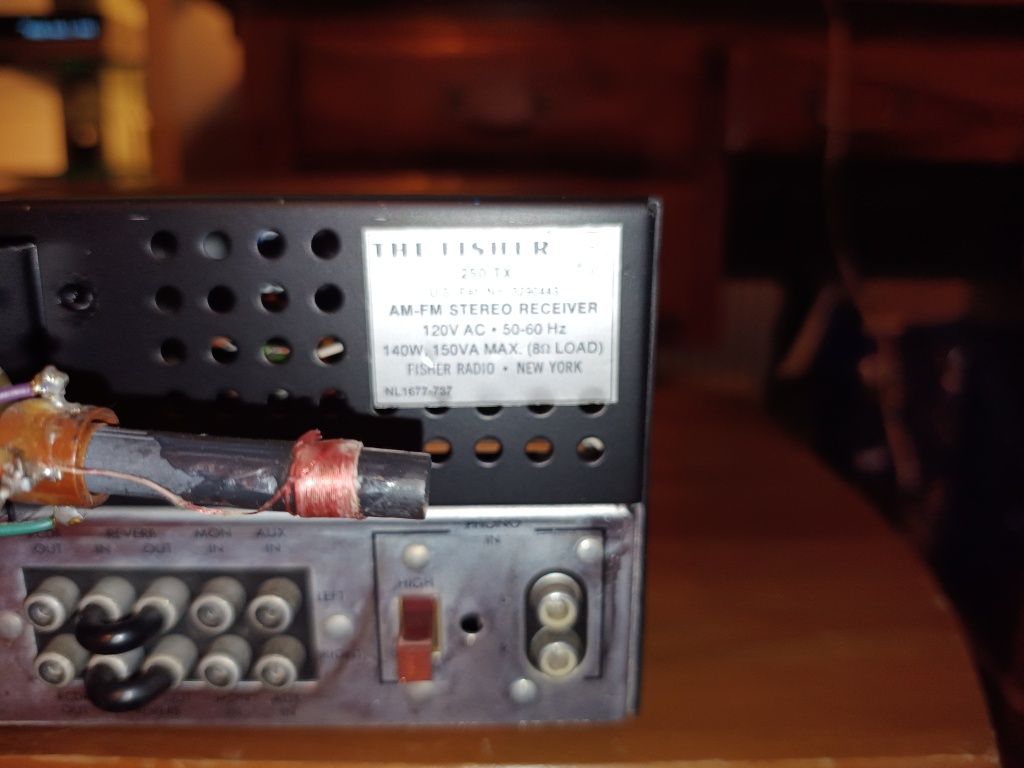 Fisher 250TX jak Pioneer Technics Marantz