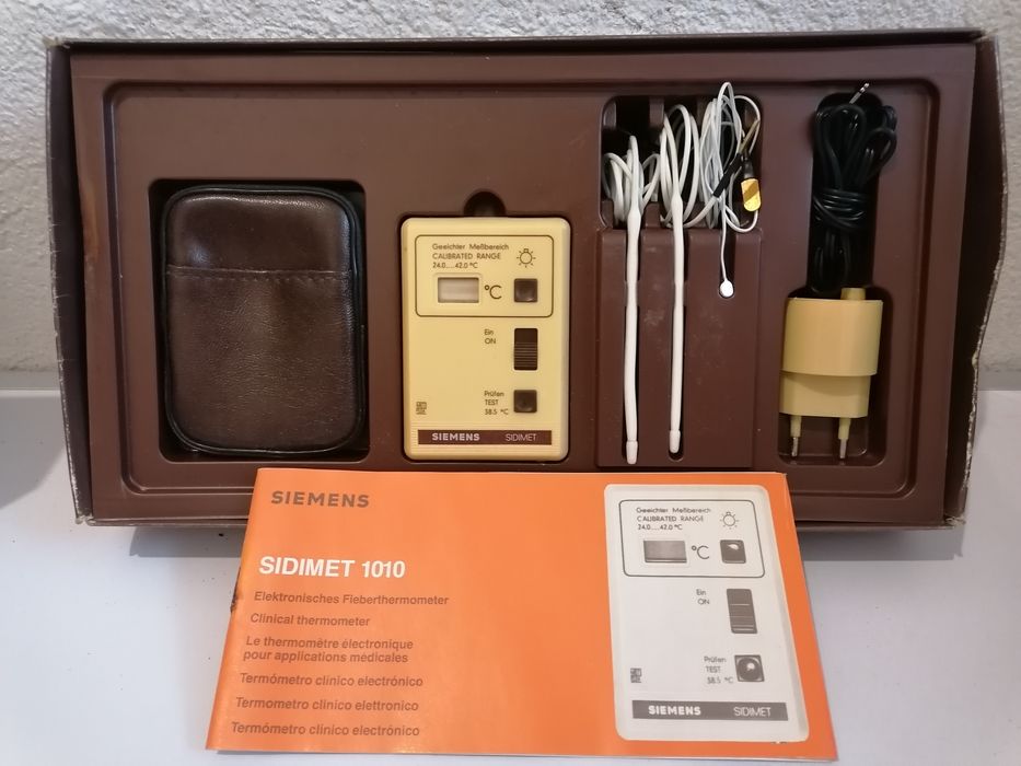 Termómetro clínico eletrónico Siemens Sidimet 1010