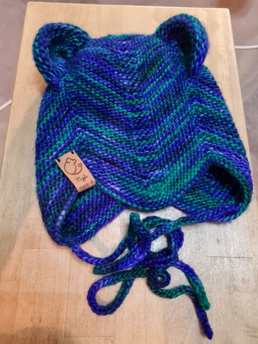 Czakpa miś z wełny merynosa. Dla niemowlaka