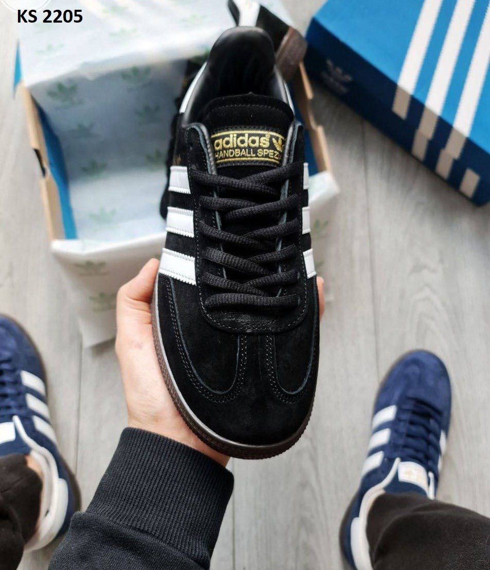 Мужские кроссовки Adidas Spezial HandBall Black. Размеры 41-45