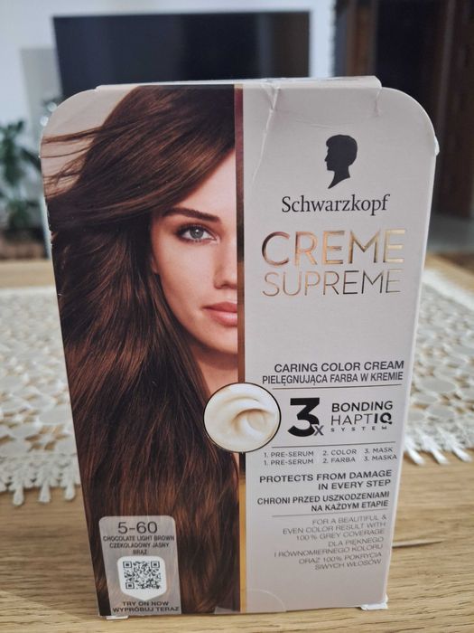 Schwarzkopf farba do włosów czekoladowy jasny brąz