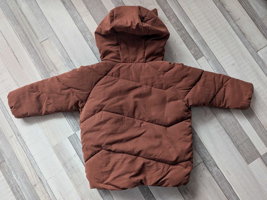 Nowa kurtka na zimę miś karmelowa rozm. 104 Zara