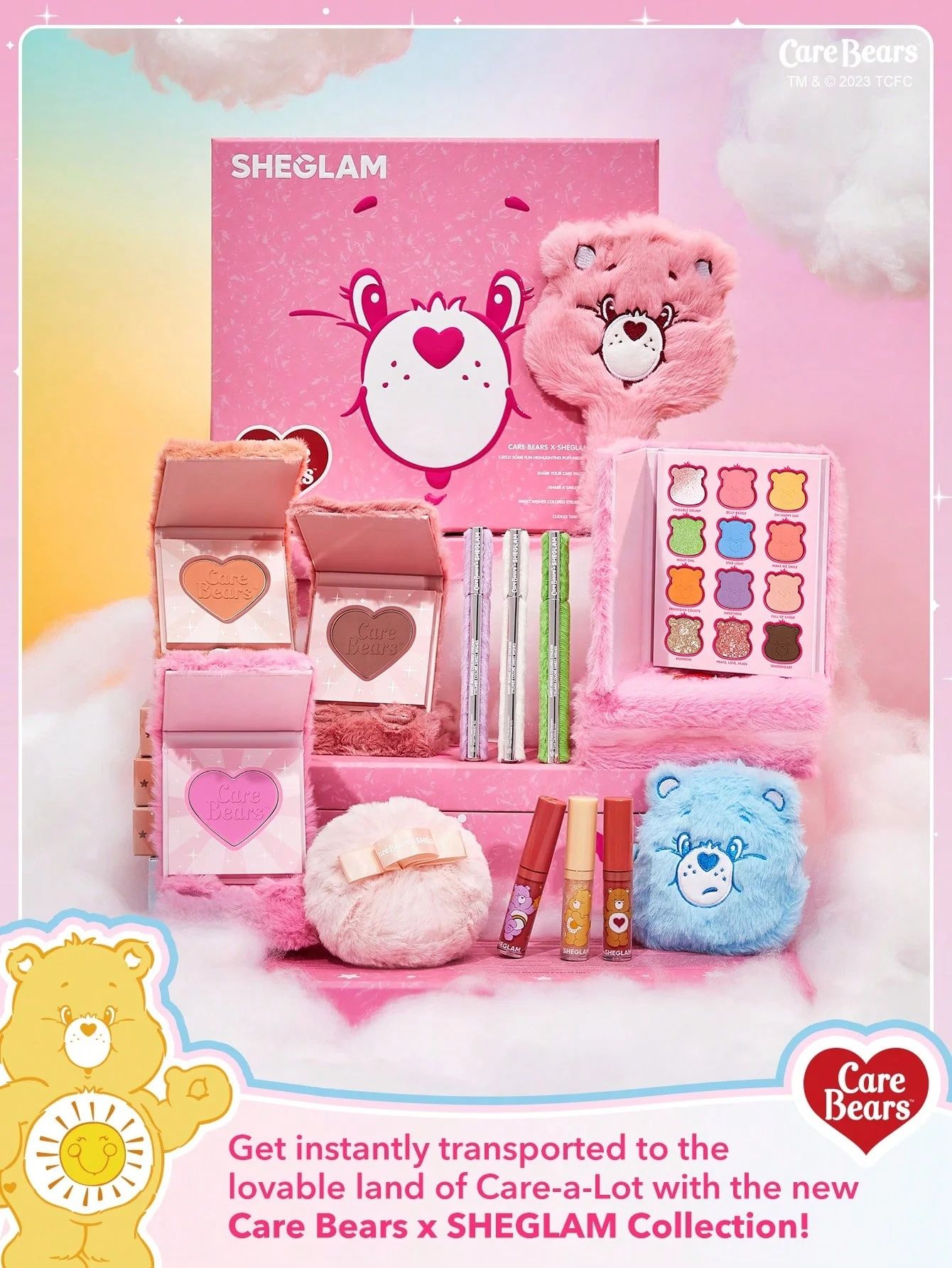 Набір косметики SHEGLAM X Care Bear Collection