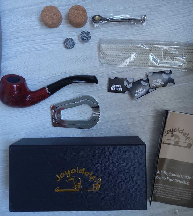 Joyoldelf Drewniana fajka do palenia tytoniu