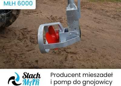 Mieszadło do gnojowicy hydrauliczne mieszadła mikser mieszarka MŁH6000