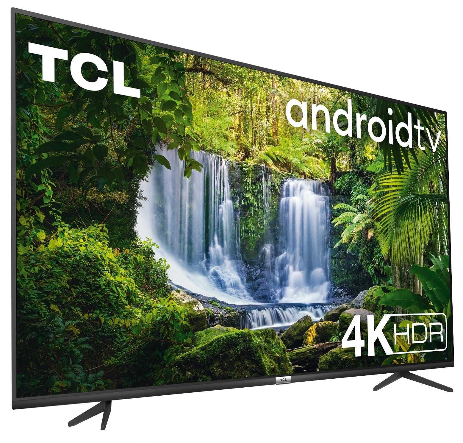 Wyprzedaż! Telewizor LED 50" TCL 4K HDR AndroidTV WiFi BT DVBT2 NowyGW