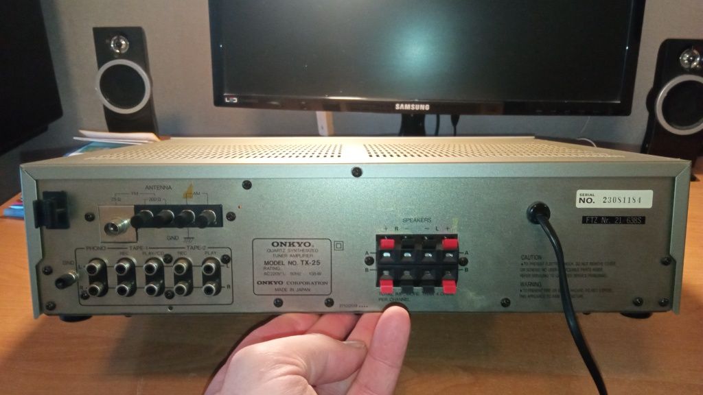 Onkyo amplituner TX-25 jak nowy 80'