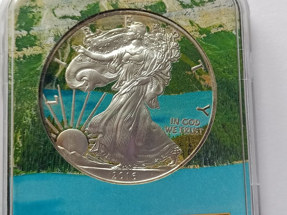 1 Dolar USA 2016 , Srebro stan 1