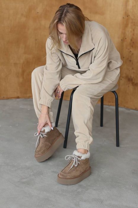 Жіночі замшеві ботинки 39р