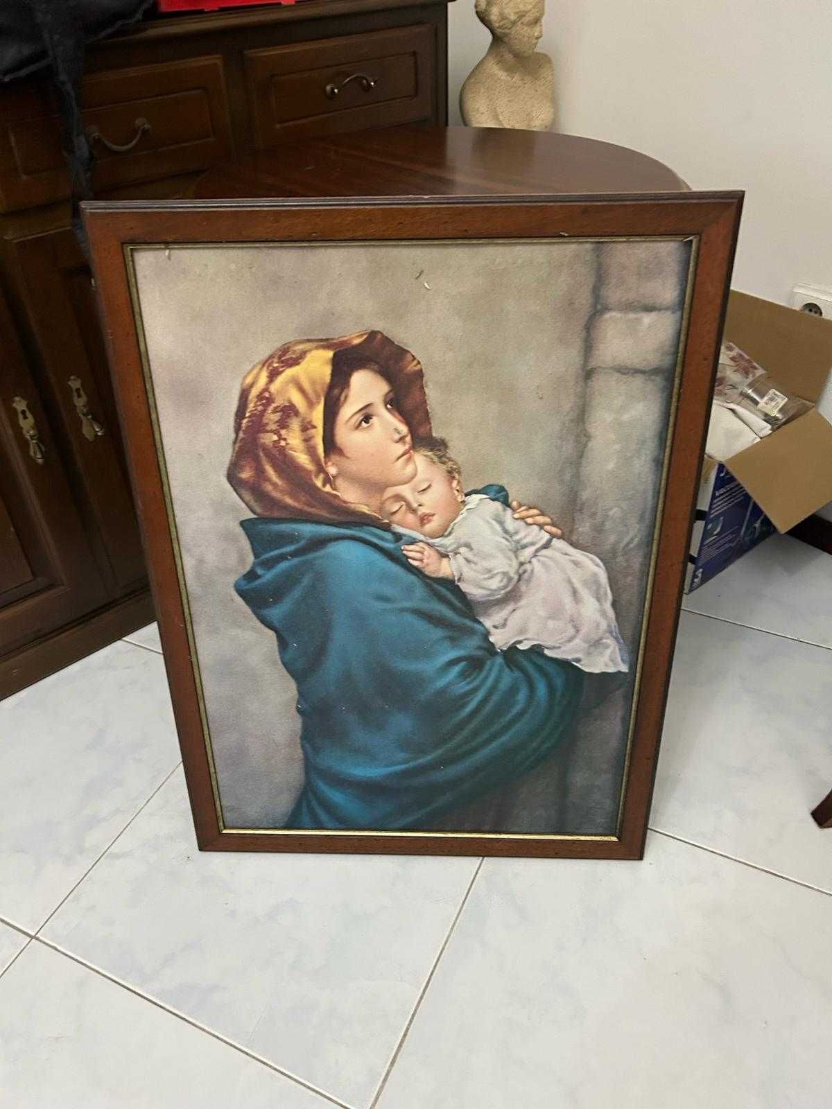 Quadro Mãe e menino