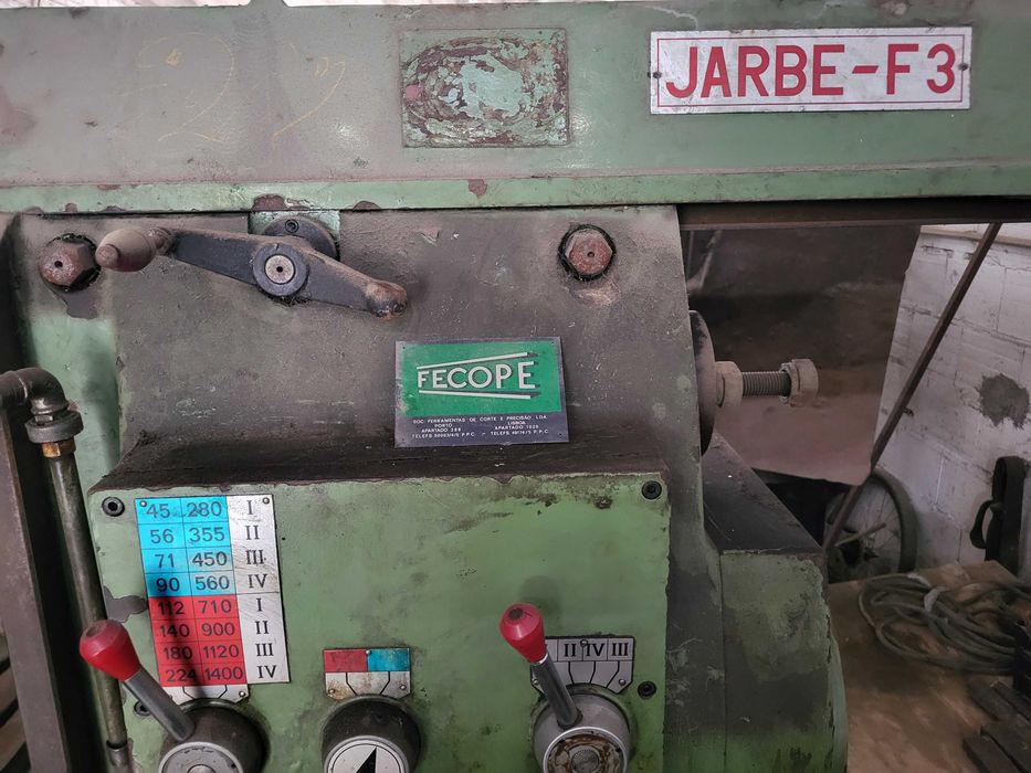 Jarbe F3 Fresadora Universal