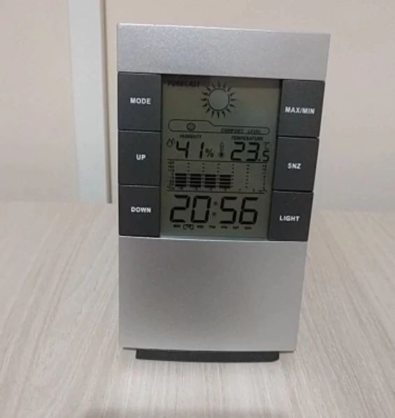 Гигрометр термометр электронный с подсветкой.