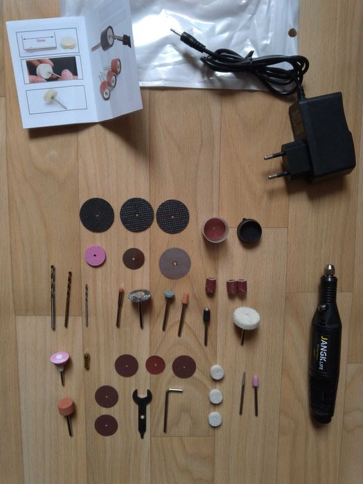 Потужний на 10v Гравер, Бормашинка, Дриль JANGK LIFE  + 32 насадки