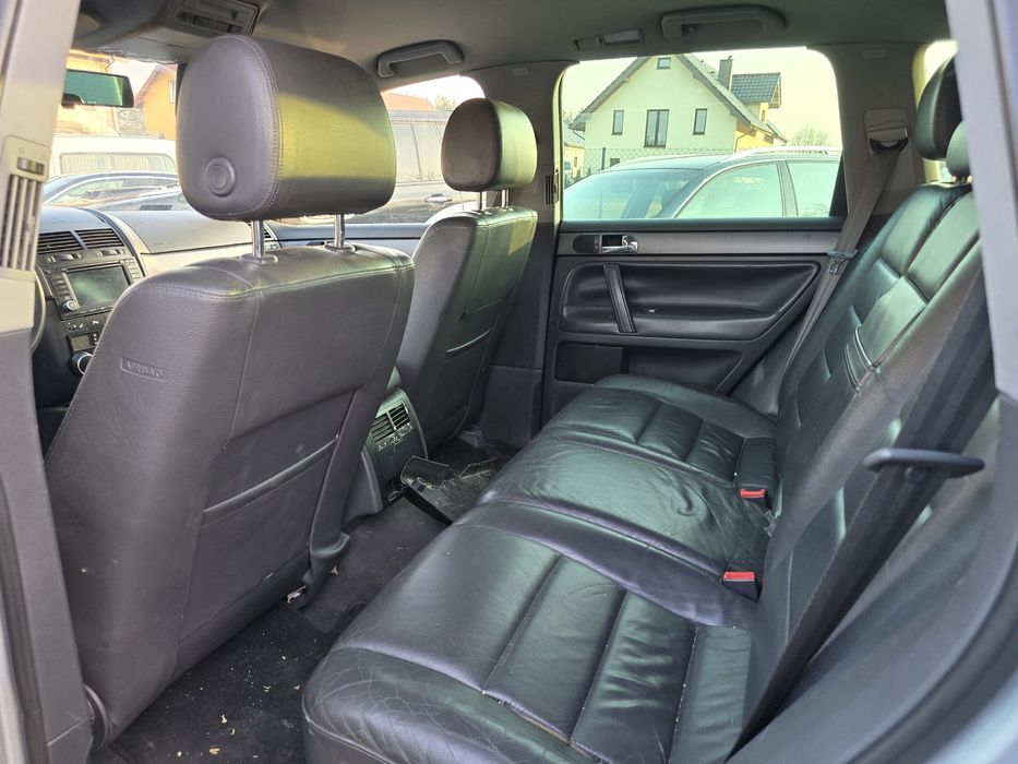 Volkswagen Touareg 2.5 TDI 175km, manual, 4x4, reduktor, 2006r, skóry