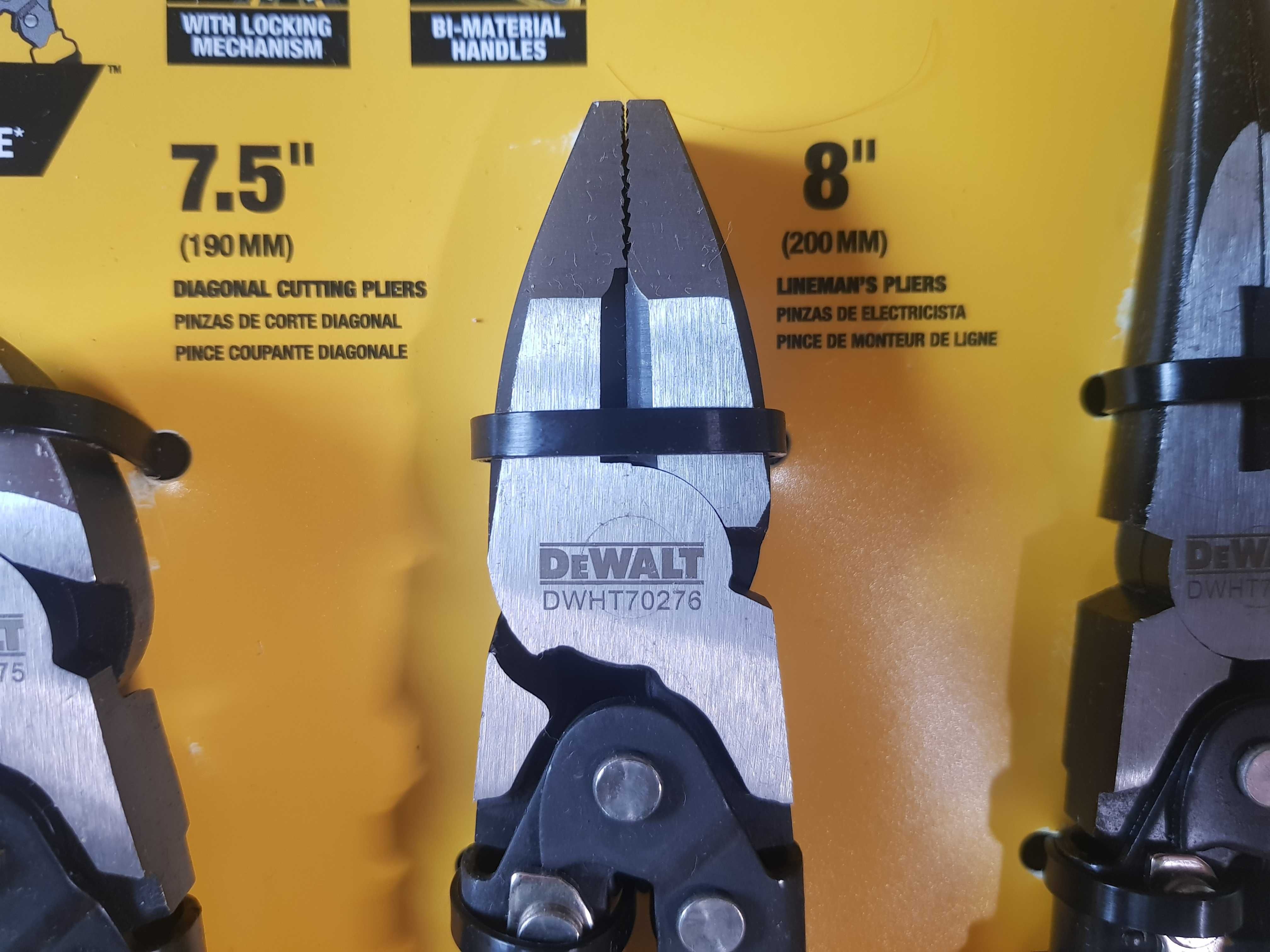 Набор профессиональных плоскогубцев 3 шт. DeWALT DWHT70485