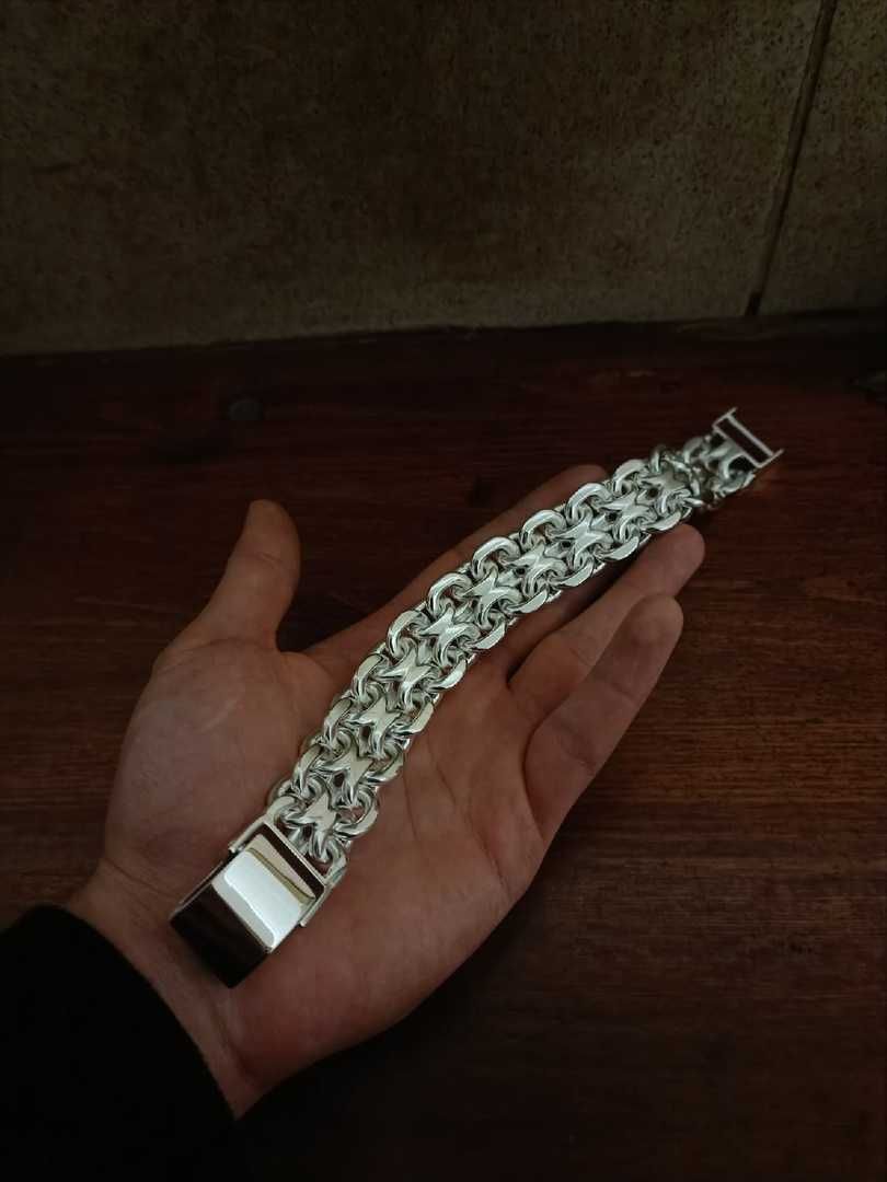 Срібний Браслет 200г -> "Фараон" 925° -> Власне виробництво
