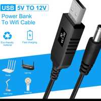 Кабель USB на 3.5 мм dc-dc (5v на 12v) Інтернет без світла