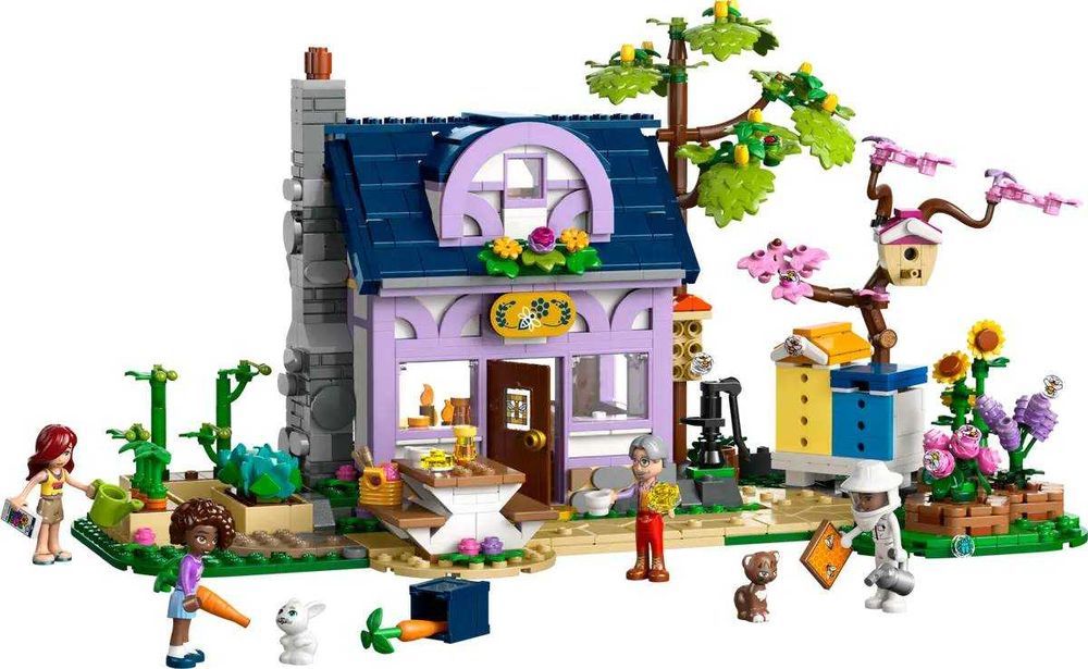 42669 - lego friends - dom pszczelarzy i kwiatowy ogród;