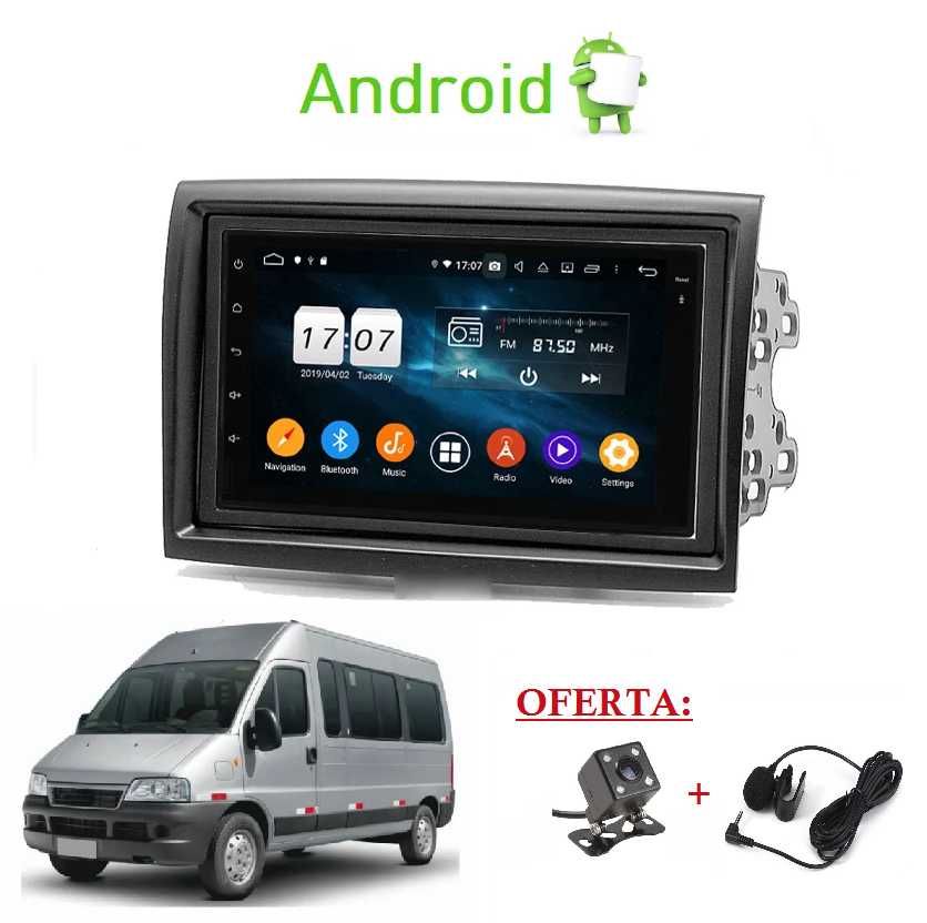 Rádio 2DIN FIAT Ducato • Peugeot Boxer • Citroen Jumper • Android GPS