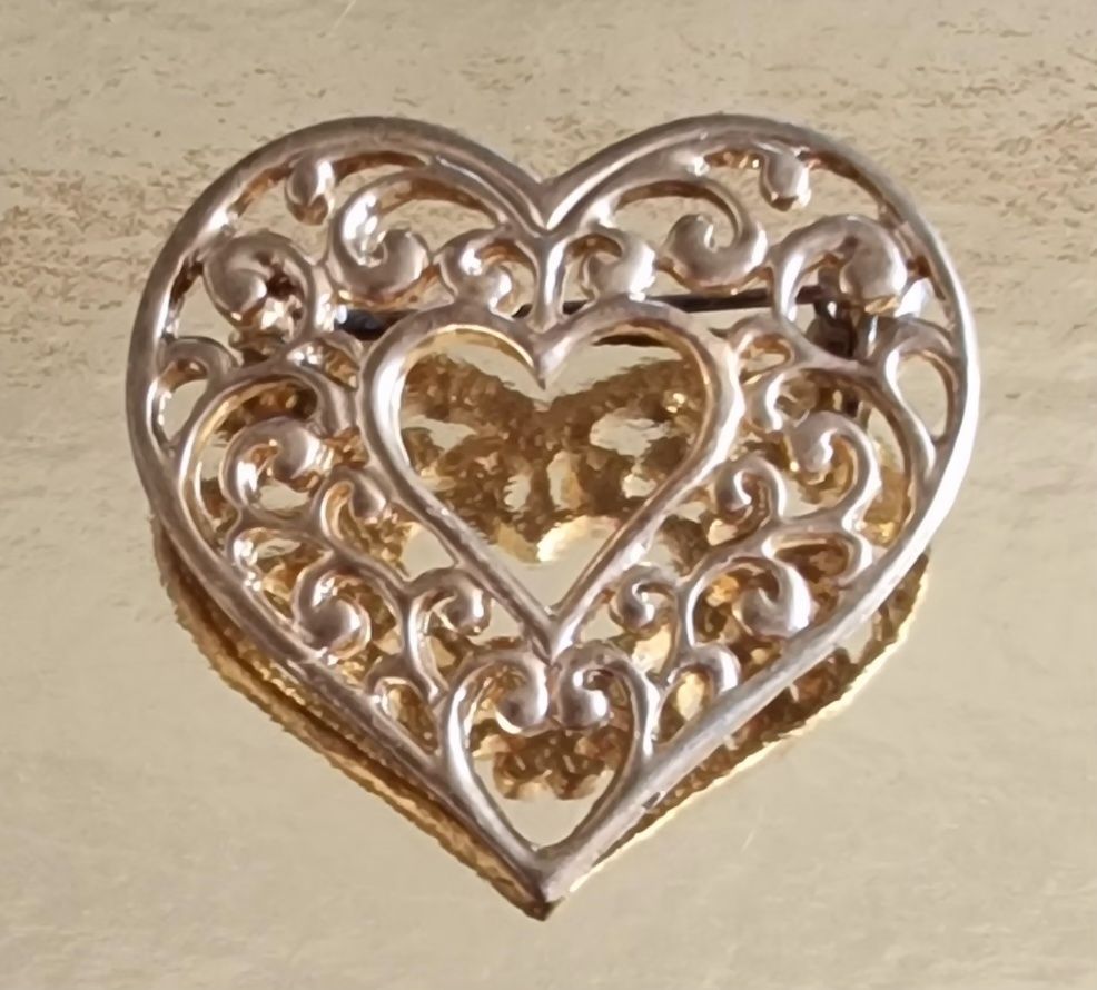 Pin Broche Vintage Heart