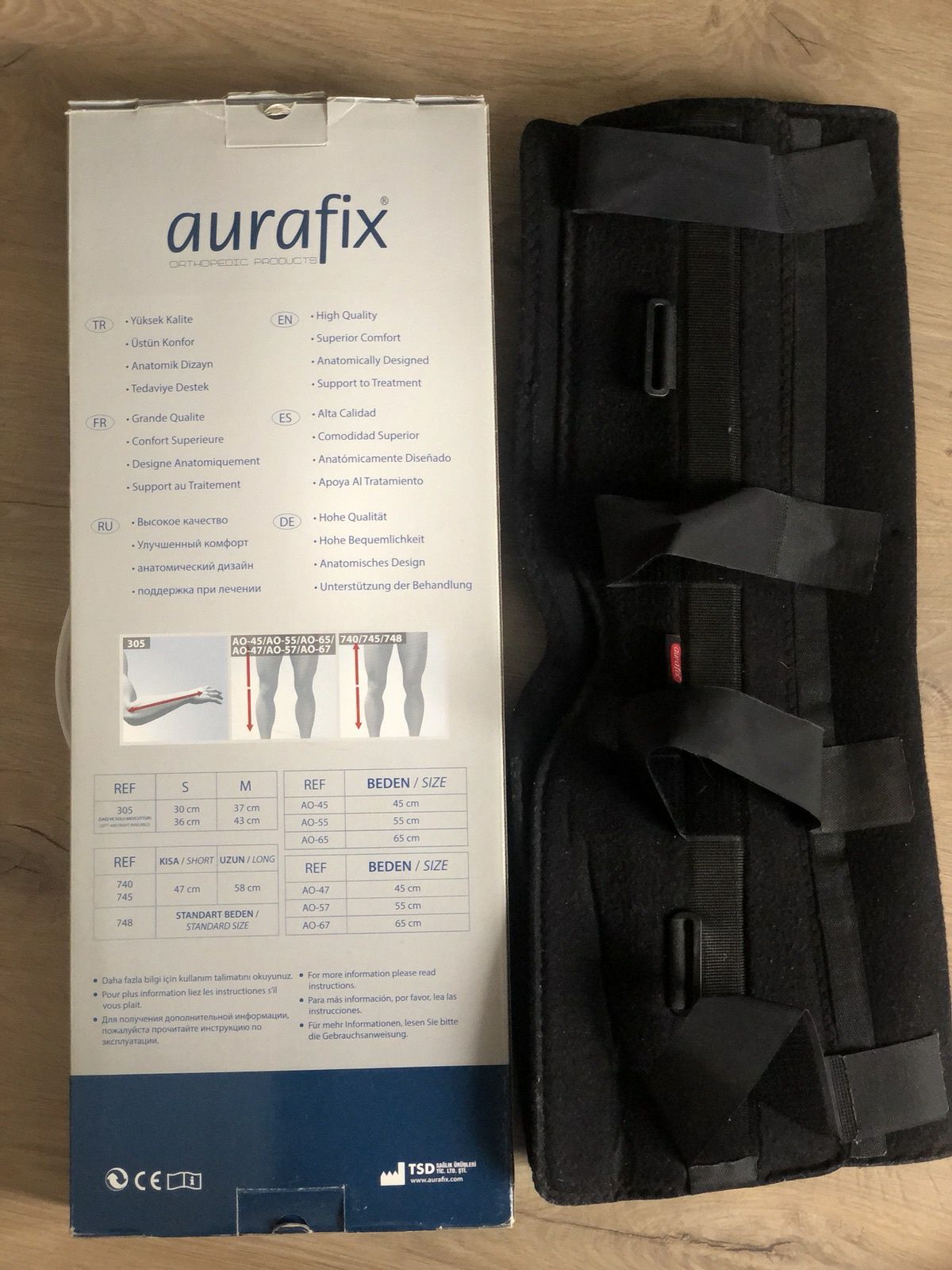 Тутор на коліно Аurafix АО 45-55-65