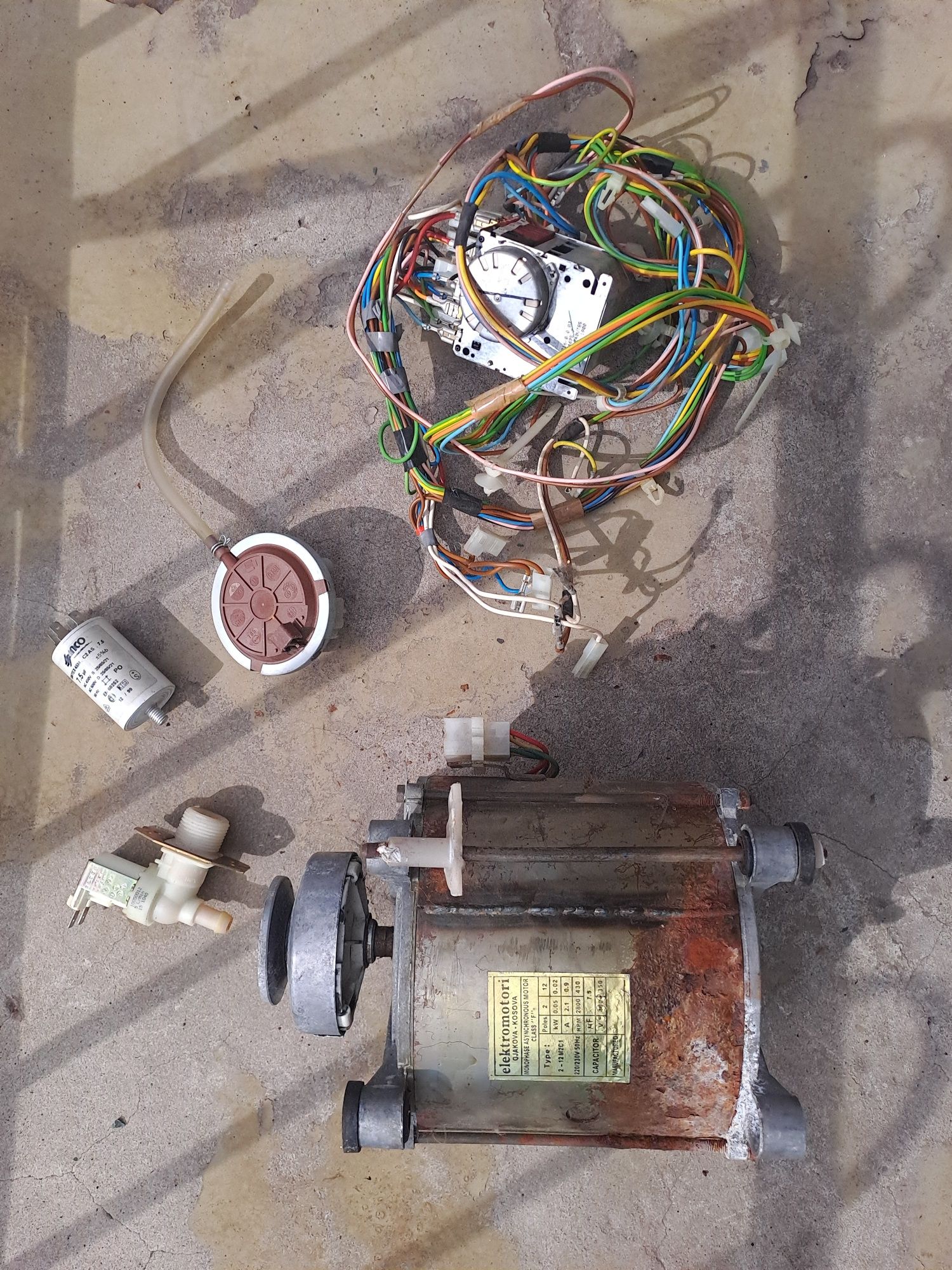 Elektroczęści z pralki Candy Aquamatic 6