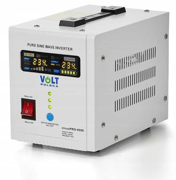 Інвертор Volt Polska 800W + Акумулятор 100Ah 2в1 ДЖБ ИБП Безперебойник