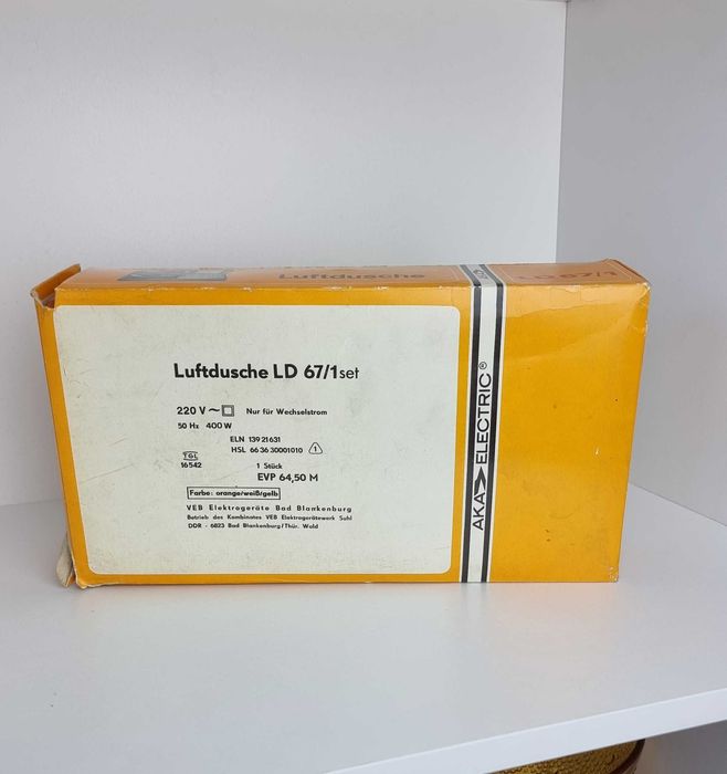 Suszarka lokowka prl ddr vintage 85r