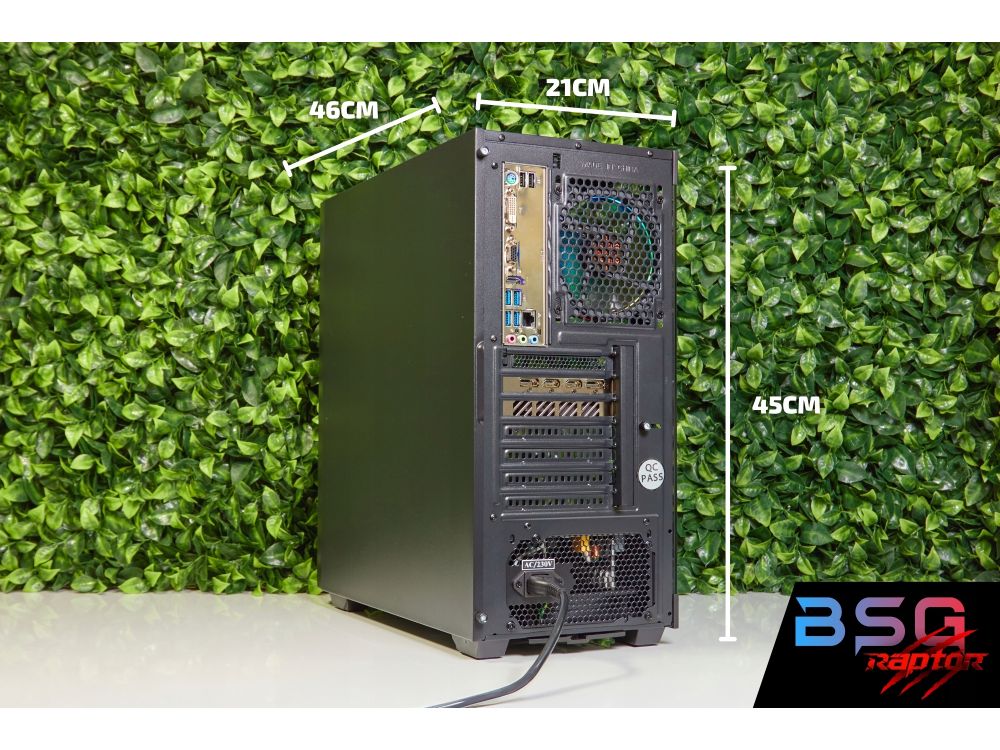 Komputer stacjonarny BSG Raptor V12 AMD Ryzen 7 RTX4060 32GBRAM SSD1TB