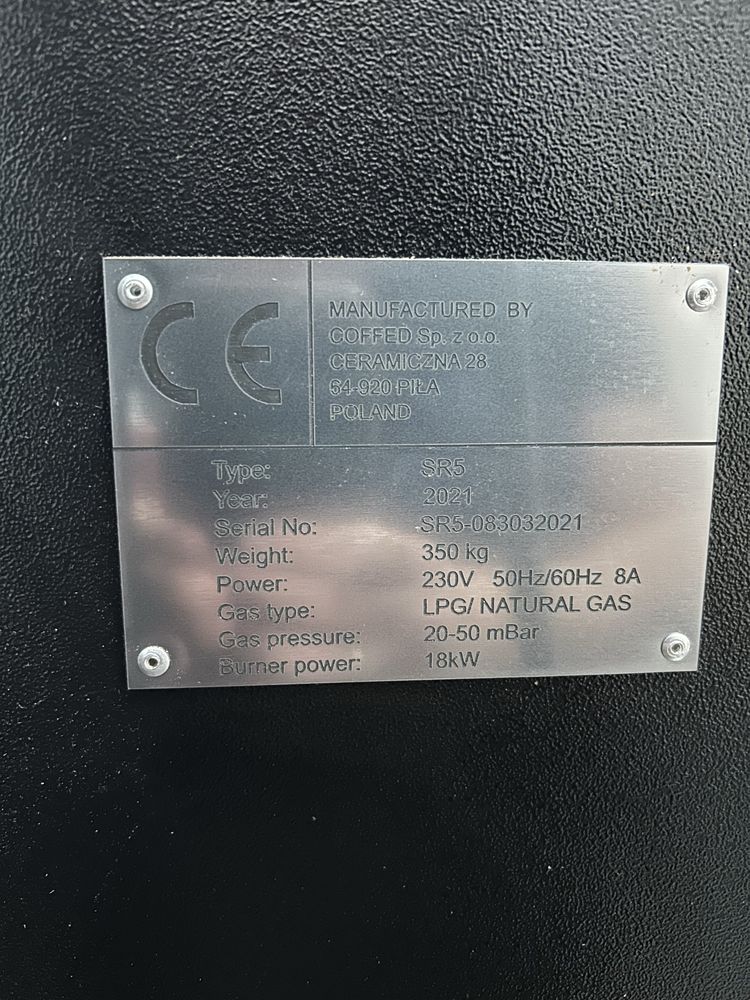 Piec do palenia kawy Coffed SR5 automat + odkamieniacz