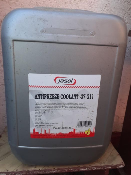 Płyn do centralnego ogrzewania/ chłodnic Glikol 200l jasol