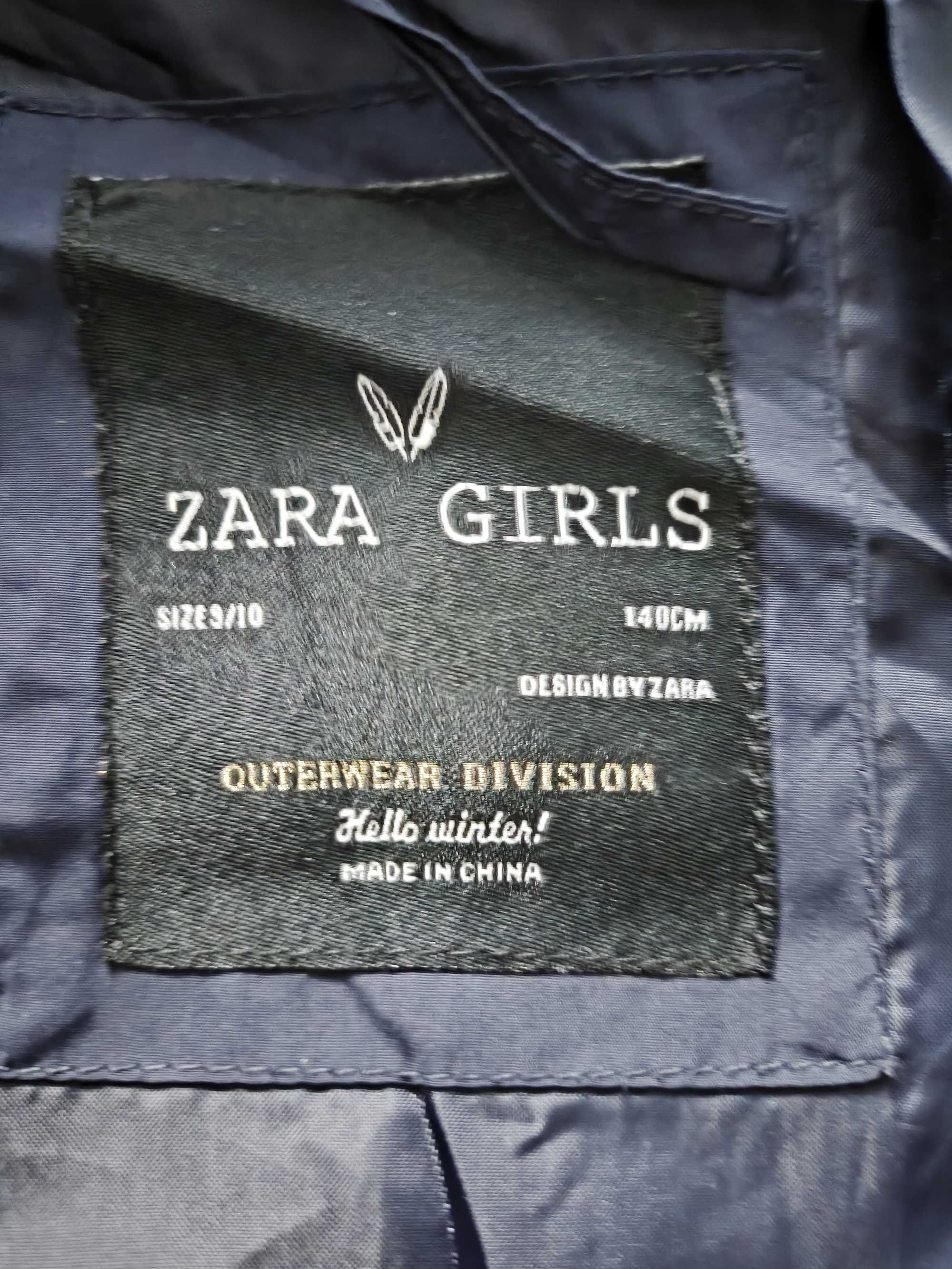 Płaszczyk Zara dla dziewczynki w roz. 140