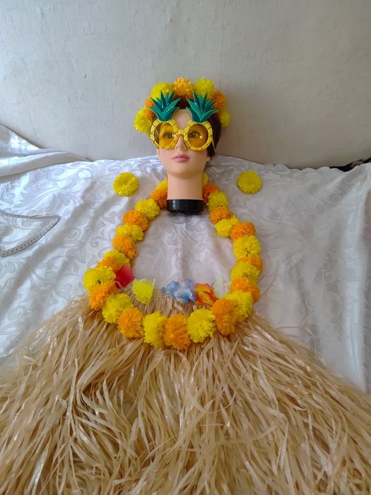 Strój przebranie hawajskie aloha Hawaje 5 części roz uniwersalny