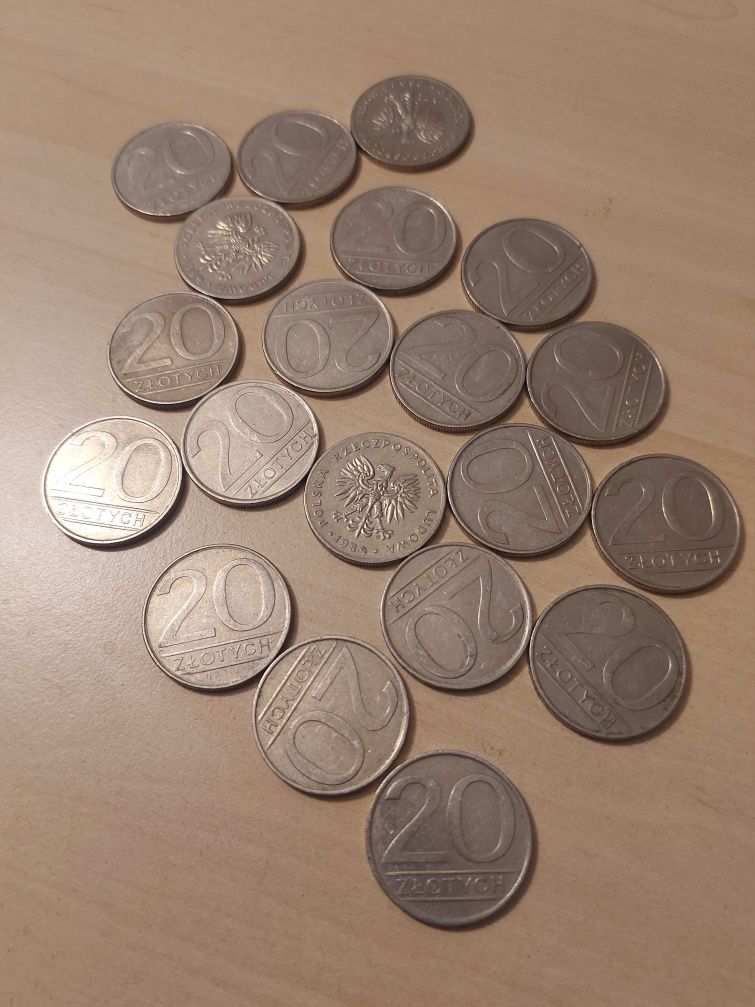 Monety 20 złotych z 1984r.