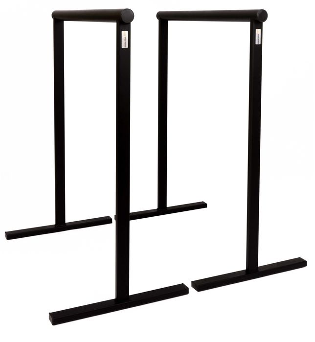 Poręcze stacjonarne do ćwiczeń, dipów, 84 cm, komplet 2szt.