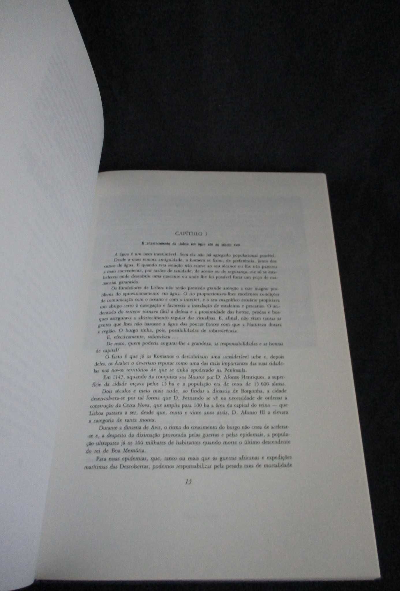 Livro História do Abastecimento de Água à Região de Lisboa Luís Pinto