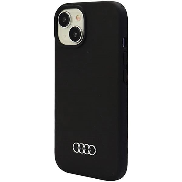 Etui Audi Silicone Case do iPhone 15 Plus - czarne
