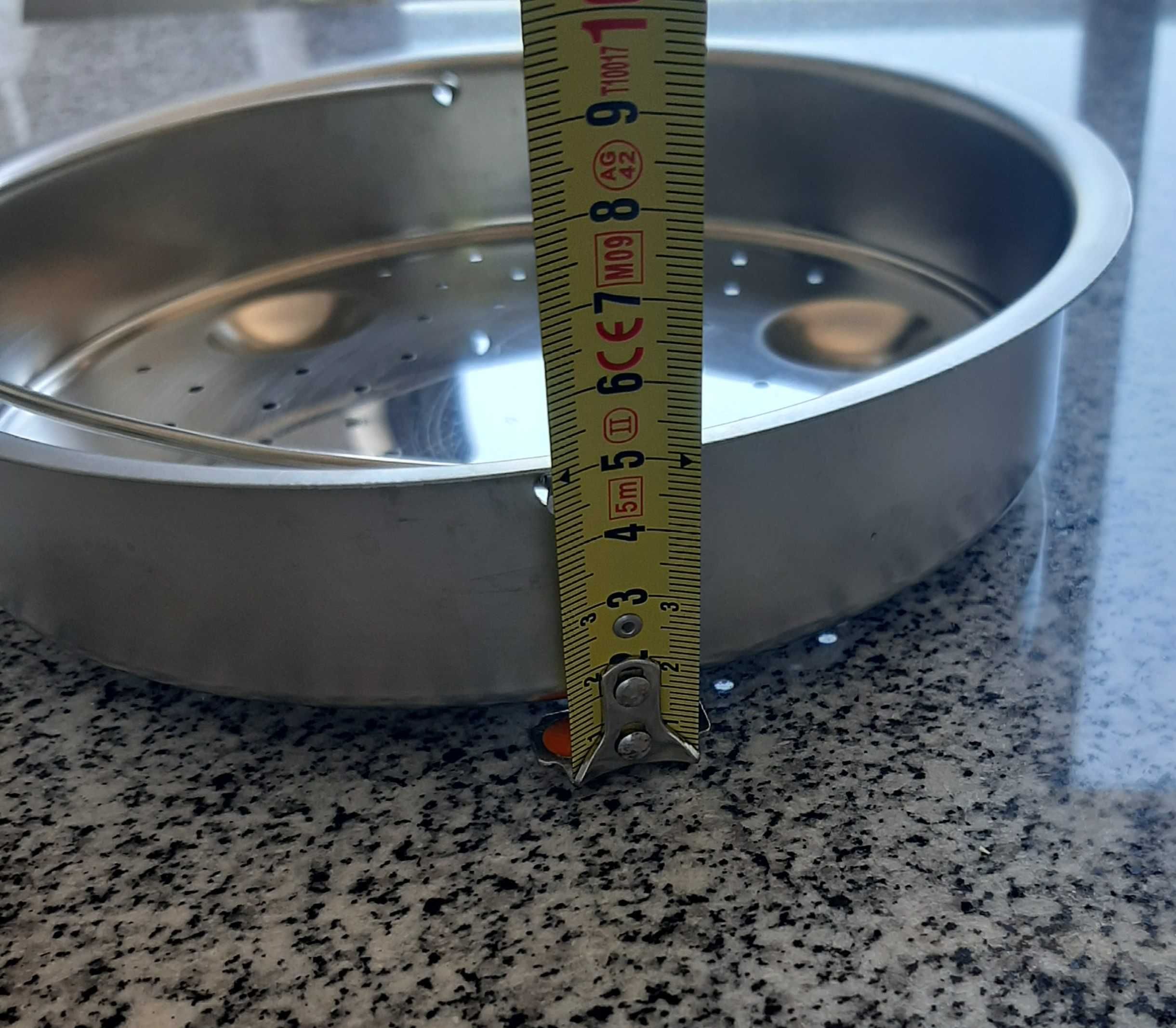 Cesto Inox para Cozer a Vapor 22cm