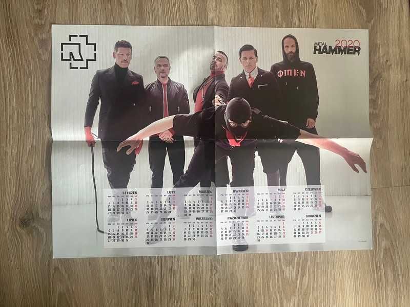 NOWY Plakat Zespołu Rammstein Metal Hammer (rozmiar ok. 60x40cm)