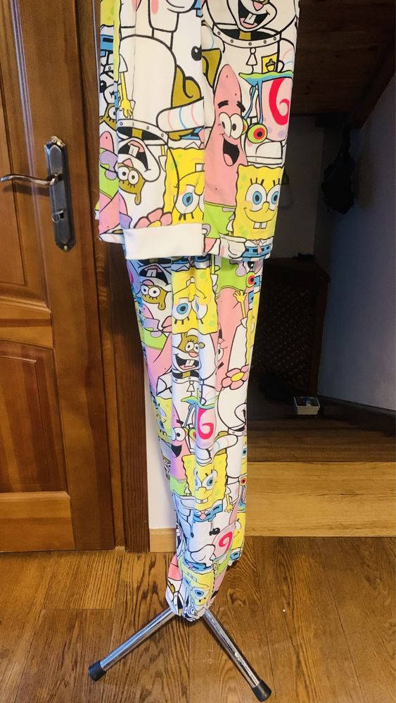 Komplet, piżama, spodnie, bluza Spongebob, Nickelodeon L, 40
